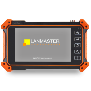 Tester of digital and analog video surveillance systems, touch display 5.4"